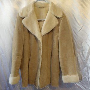 Winlit Genuine Leather / faux fur Lining Winter Coat